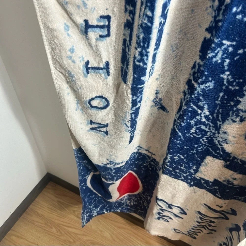 Vintage Pepsi Beach Towel Red White Blue Soda 90s
